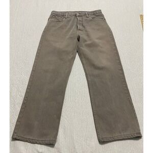 Vintage USA Levi's 501 XX Men's Jeans Size 32x26 Gray Button fly Cotton